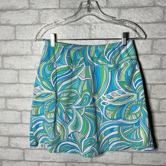 Icikuls printed colorful skirt size medium - Picture 8 of 9